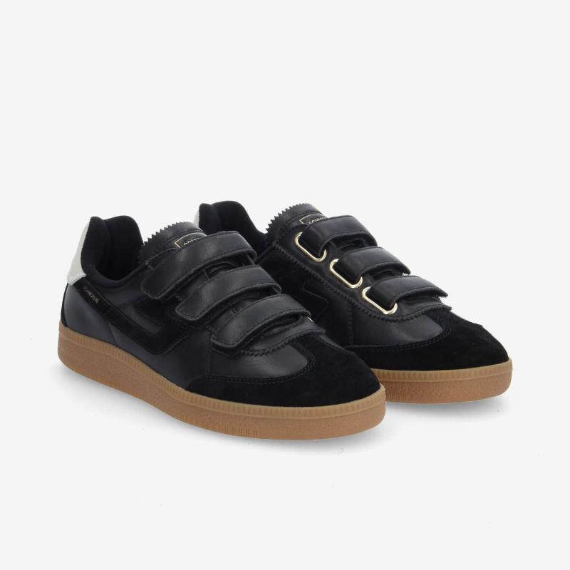 SHEFFIELD STRAPS W - NAPPA/SUEDE - NOIR